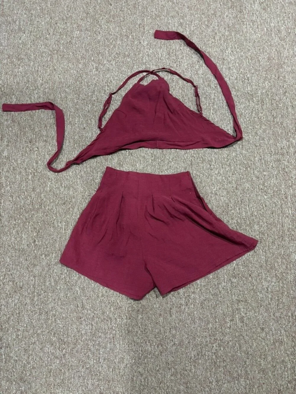 Red Matching Summer Set